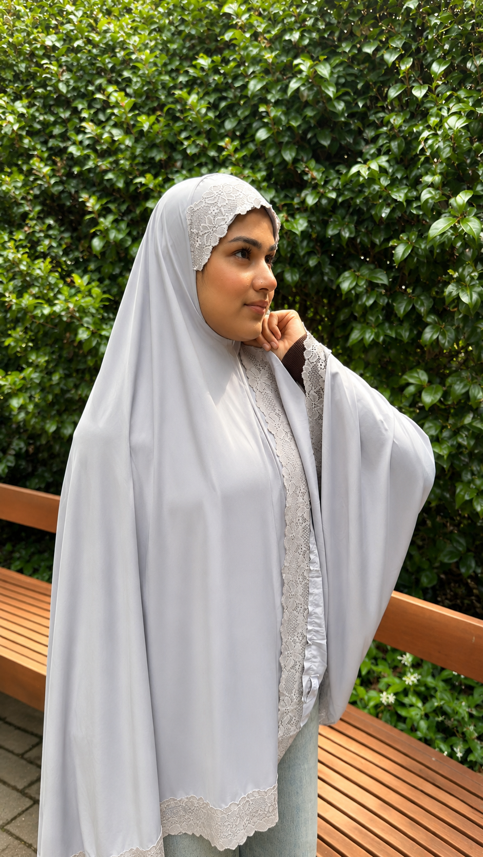 Prayer Hijab Gray