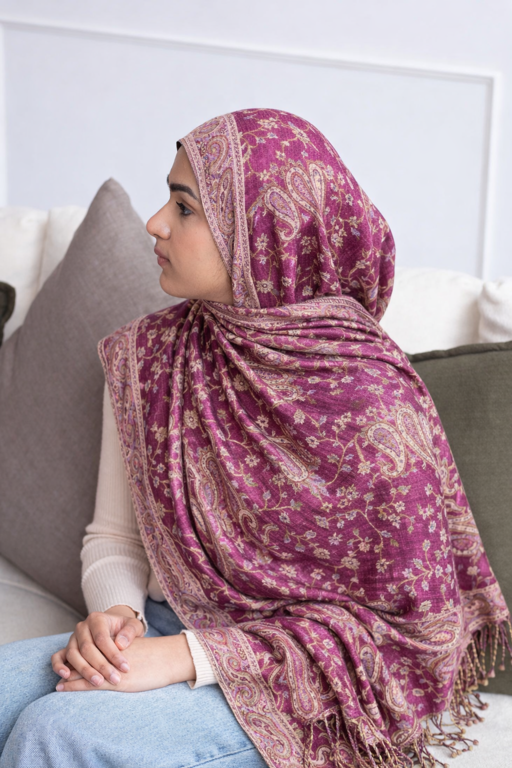 Pashmina Hijab Cassia