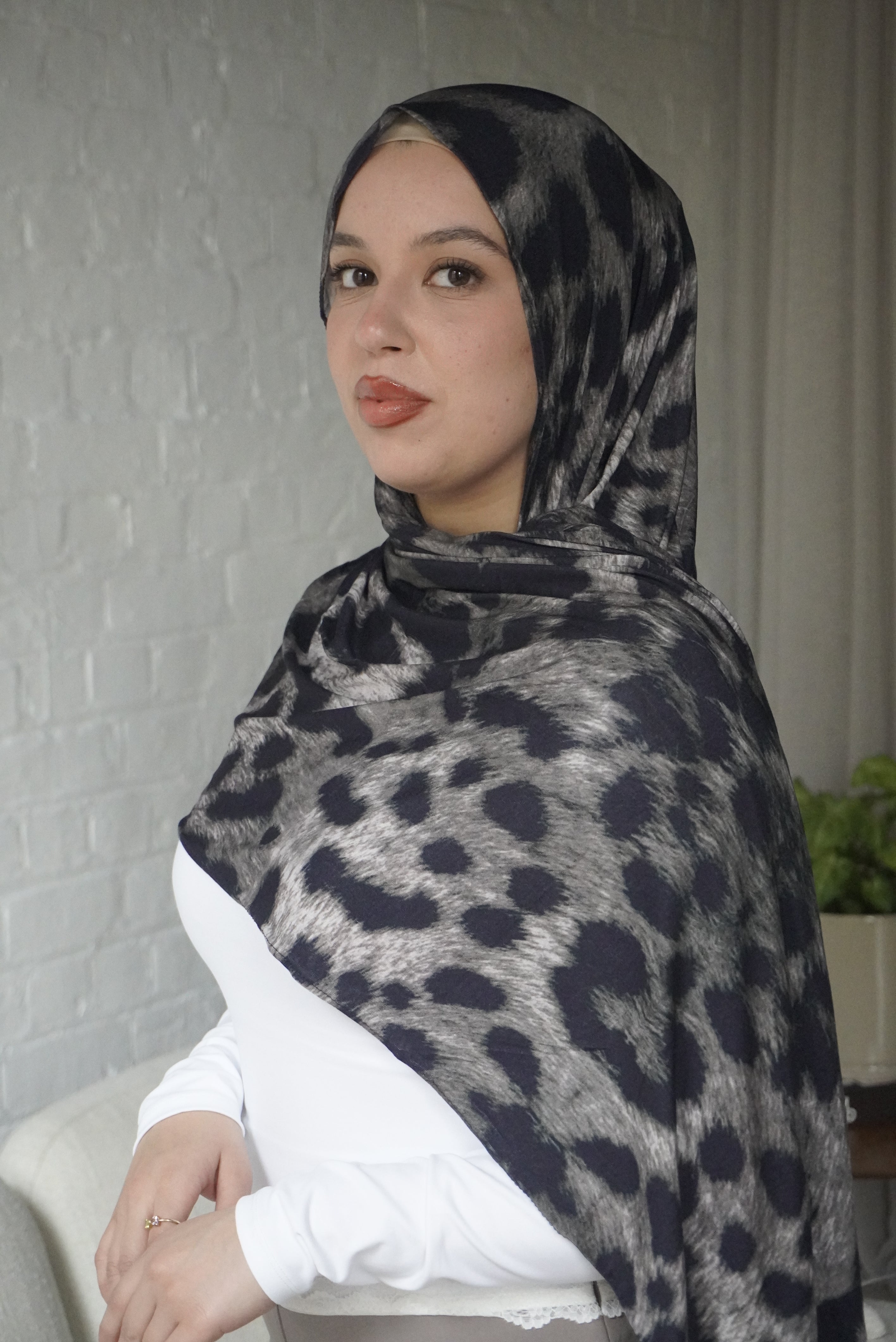 Printed Jersey Sable