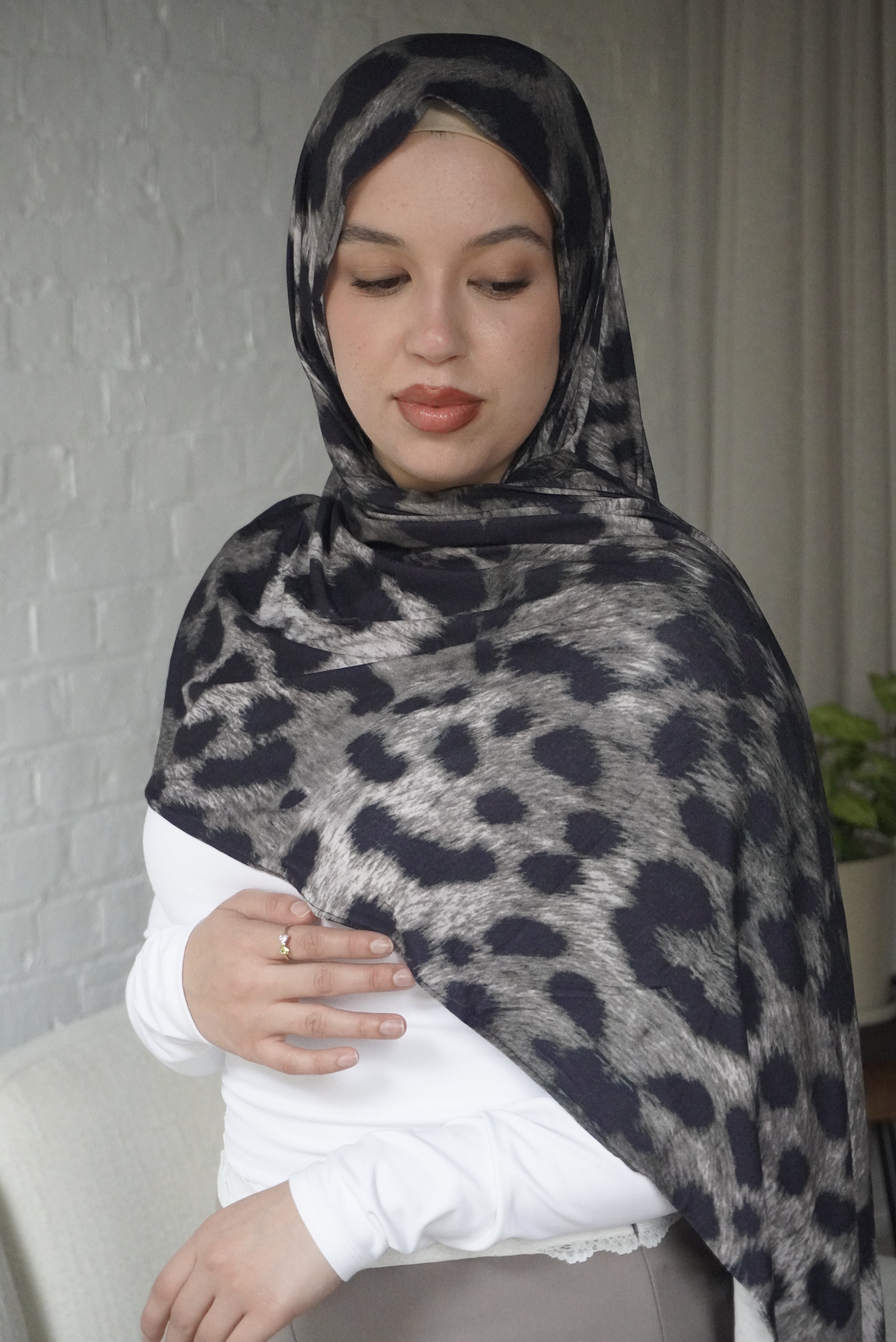 Printed Jersey Sable