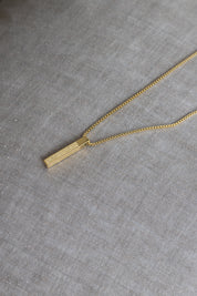 Divine bar necklace