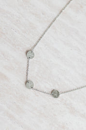 Gold Virtues Trio Necklace – Sabr, Shukr & Tawakkul.