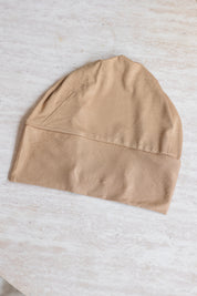 Full Closed Hijab Cap Caramel