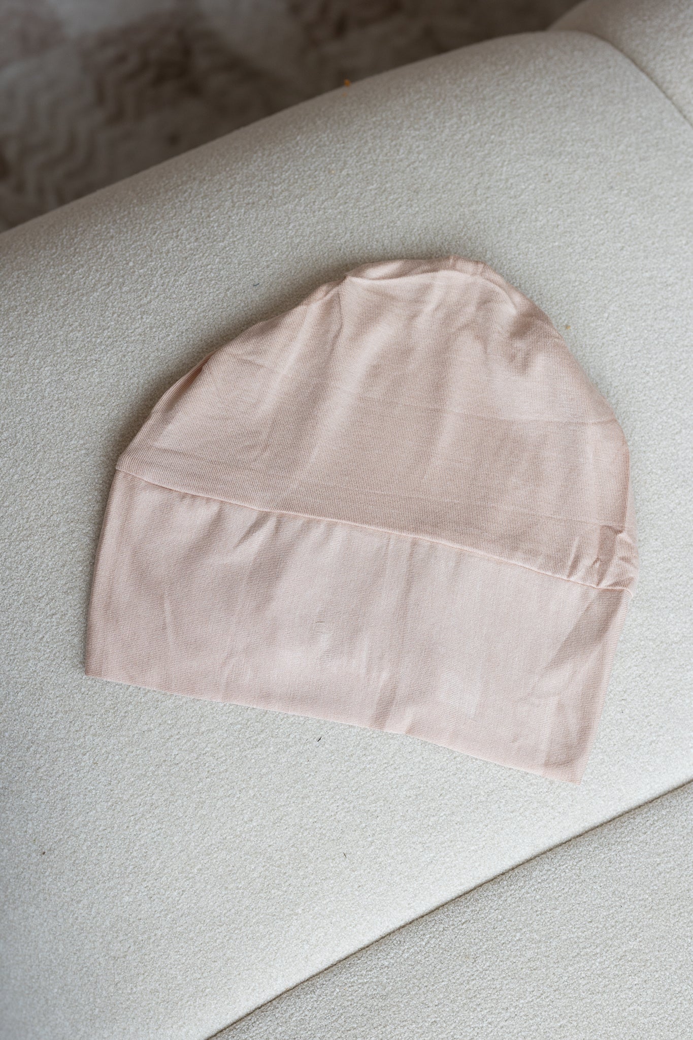 Full Closed Hijab Cap Beige
