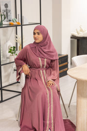 Haneen Abaya - Dusty Rose
