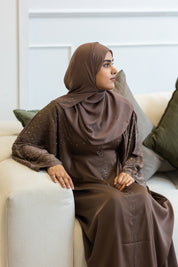 Jamila Kaftan Abaya - Beige