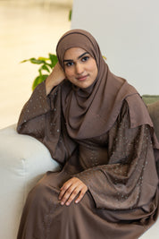 Jamila Kaftan Abaya - Beige