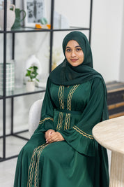 Zamrud Abaya Set - Emerald