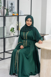 Zamrud Abaya Set - Emerald