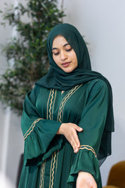 Zamrud Abaya Set - Emerald