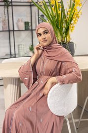 Alma Abaya - dusty rose