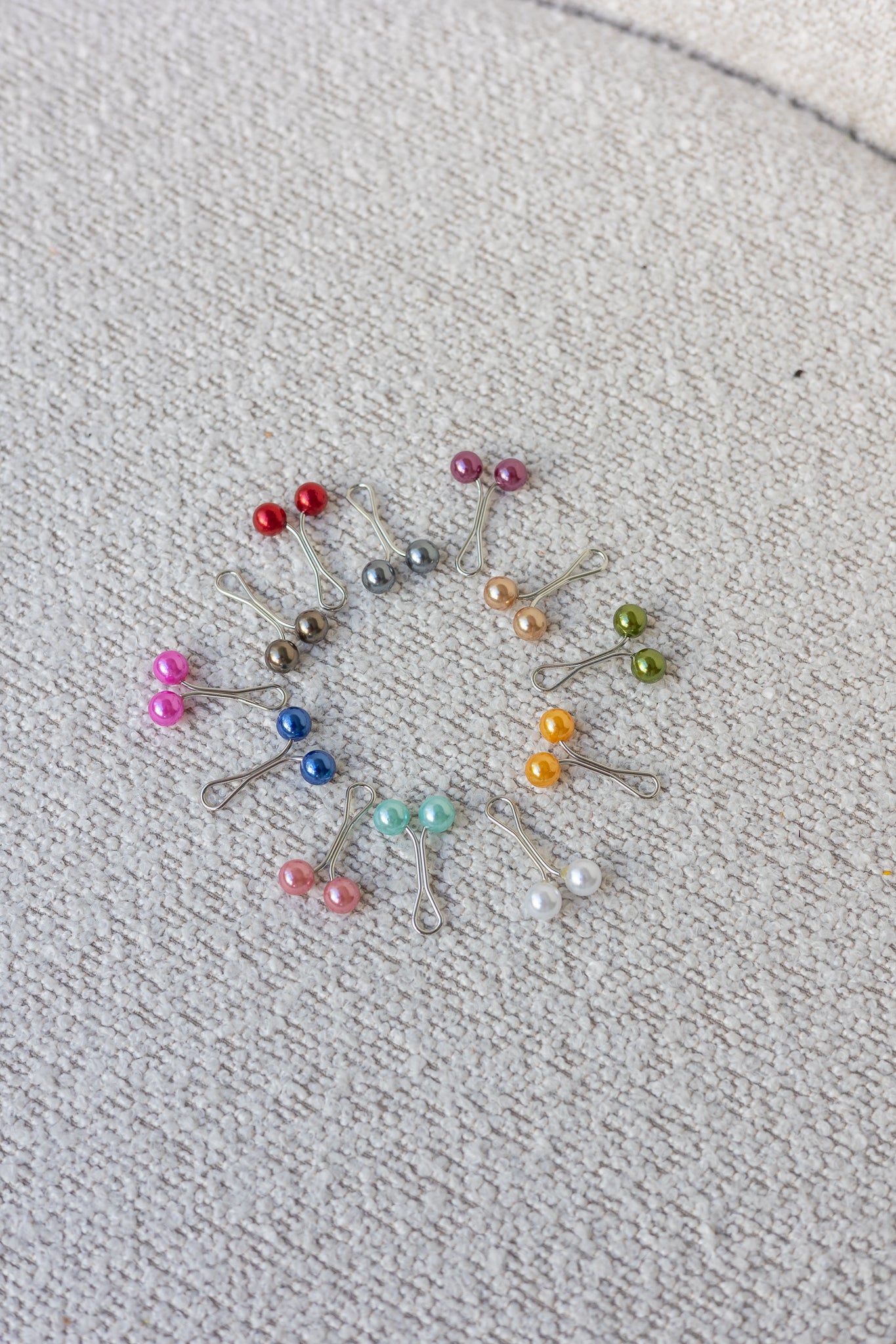 Loopy Pins Multi-coloured (12-pack)