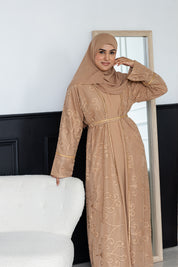 Zaitun Abaya Set - Sand