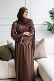Layali Evening Dress Truffle