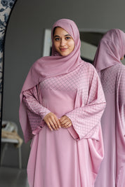 Sahara Kaftan Abaya - Pink