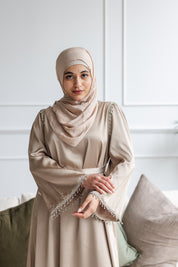 Layali Evening Dress - Gold Sand