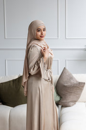 Layali Evening Dress - Gold Sand