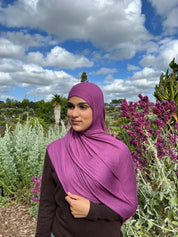 Cotton Jersey Royal Fuschia