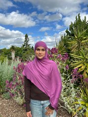 Cotton Jersey Set - Royal Fuschia