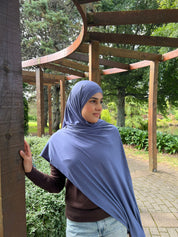 Cotton Jersey Set - Slate Blue