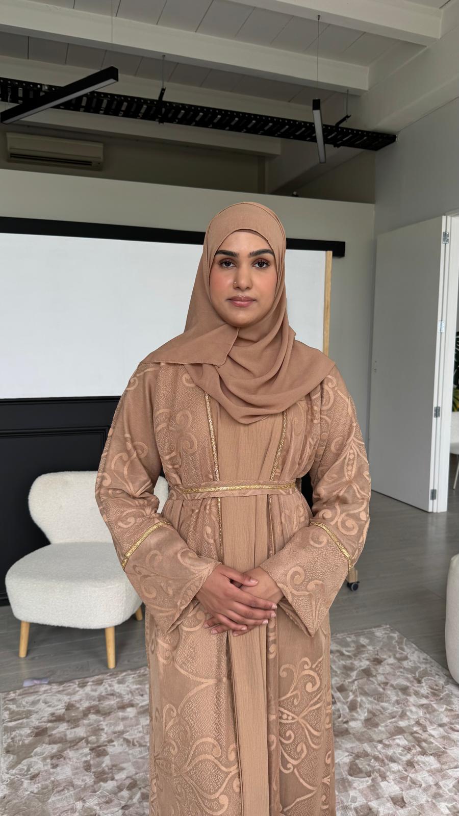 Zaitun Abaya Set - Sand
