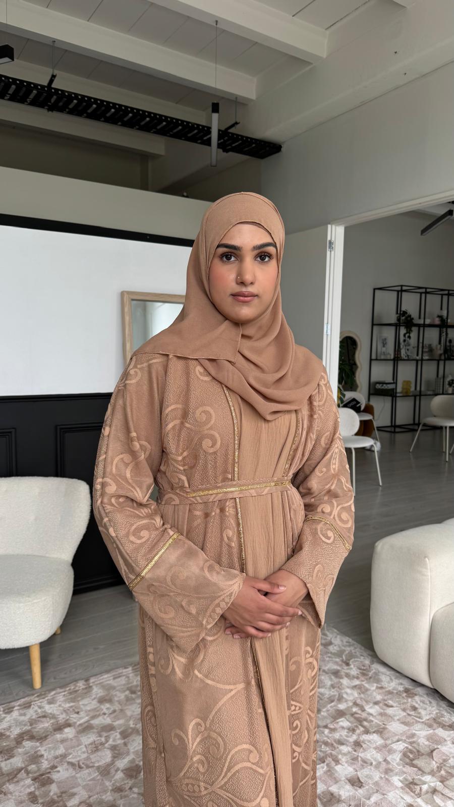 Zaitun Abaya Set - Sand