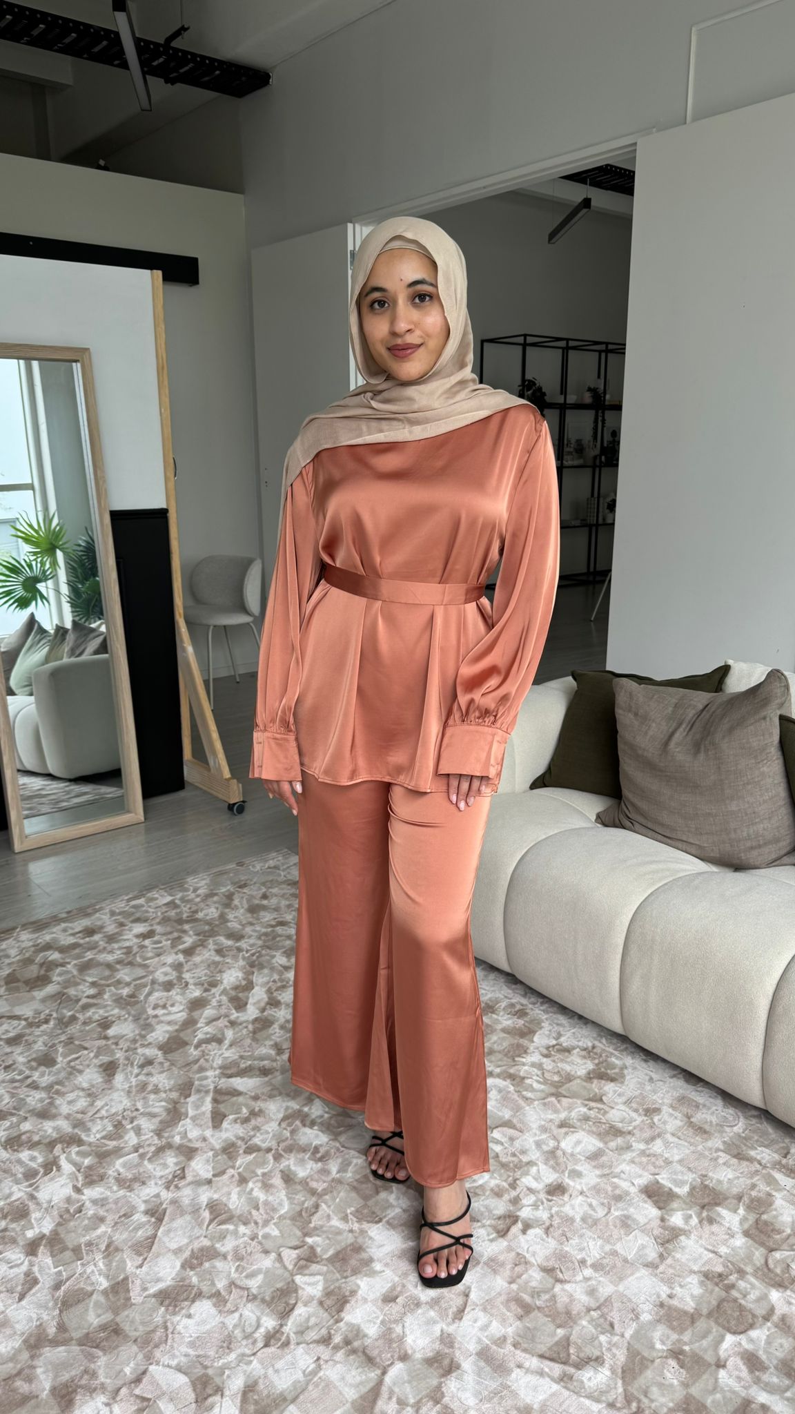 Esme two-piece set - Apricot
