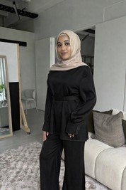 Esme Two Piece Set - Black