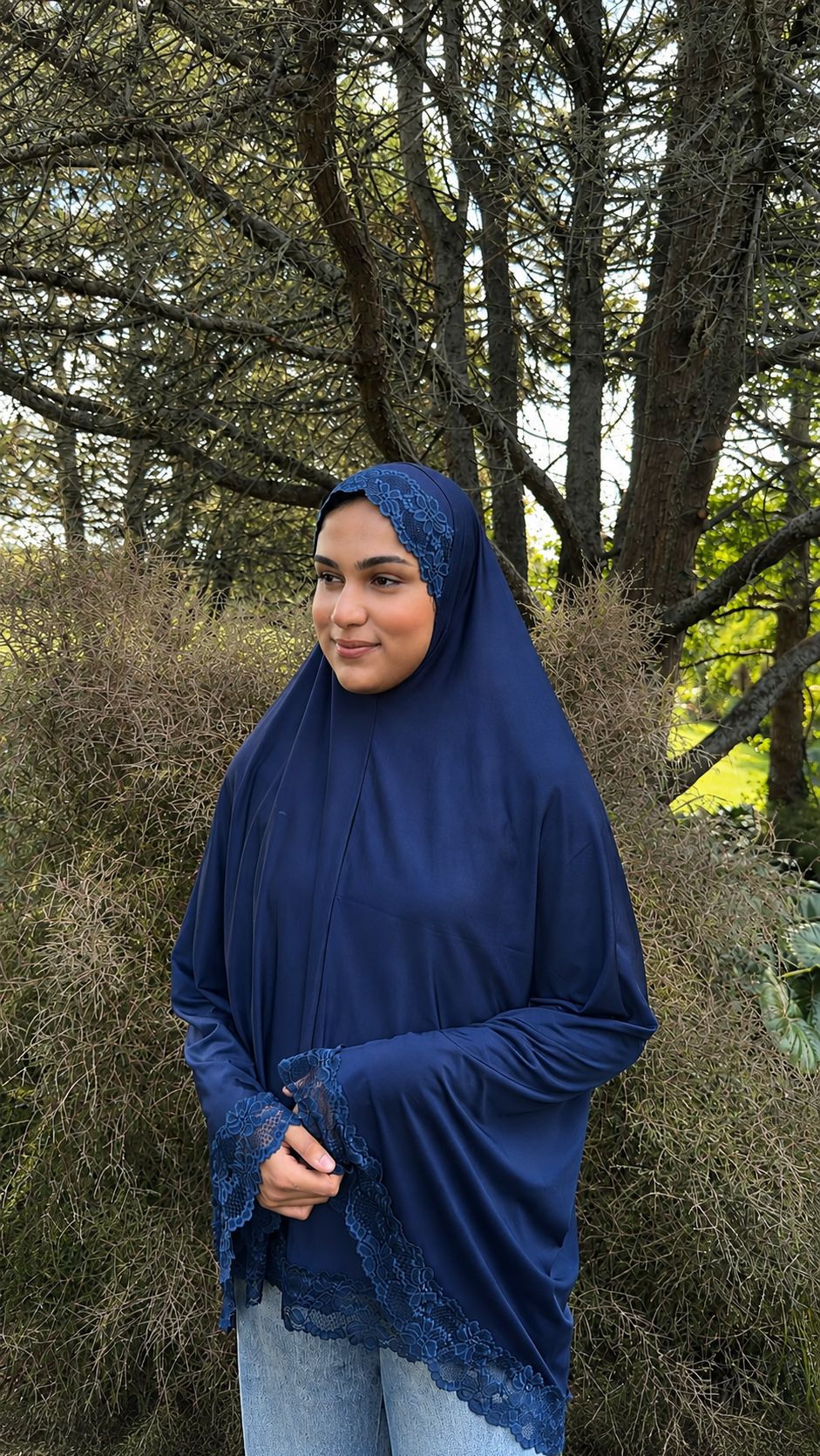 Prayer Hijab Navy